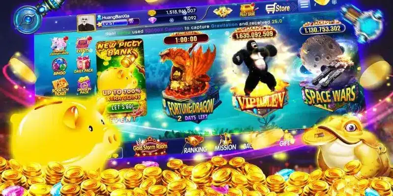 Sản phẩm game bắn cá GOD với giá trị thưởng hấp dẫn