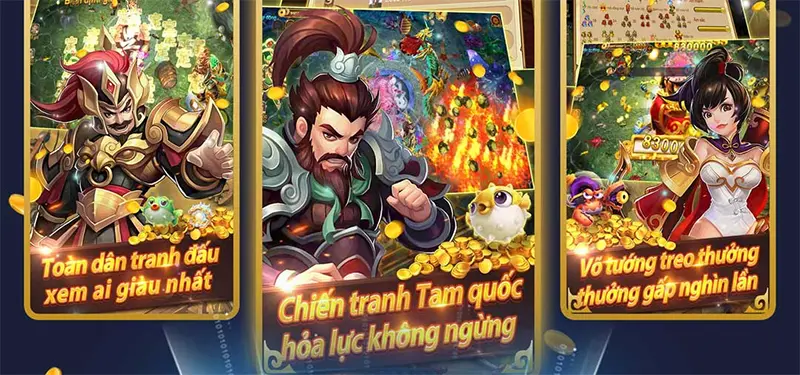 Các bước thực hiện cách chơi game Bắn Cá Tam Quốc dễ dàng